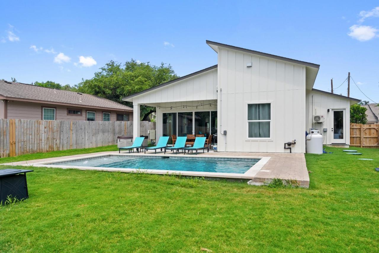 White Dove Pool House- Modern Luxury 4Br Home Near Lake Travis Wpool ออสติน ภายนอก รูปภาพ
